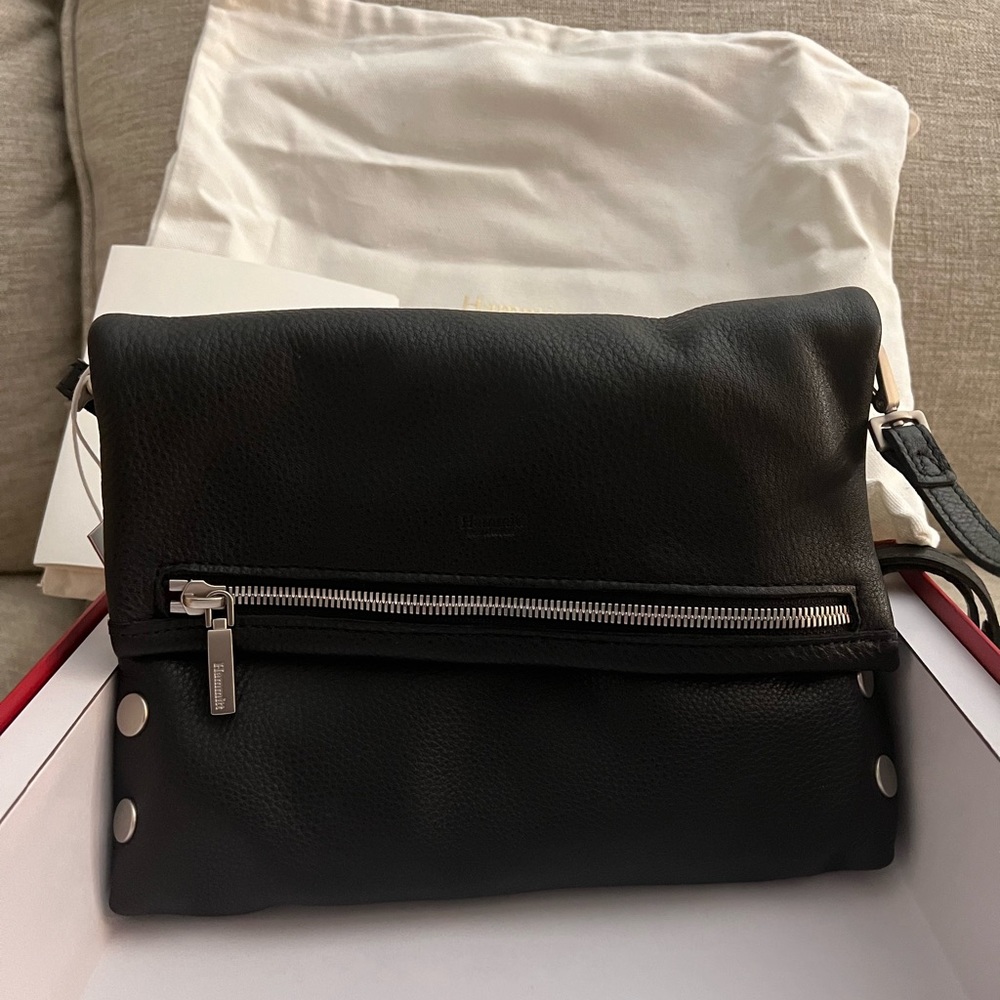 Hammitt VIP Black Leather Crossbody Bag